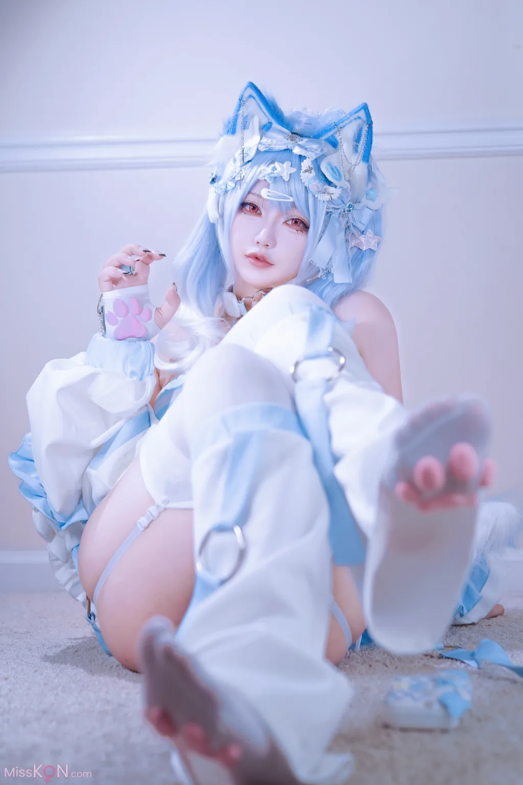 Coser@狐洛洛子_ 水色猫猫头