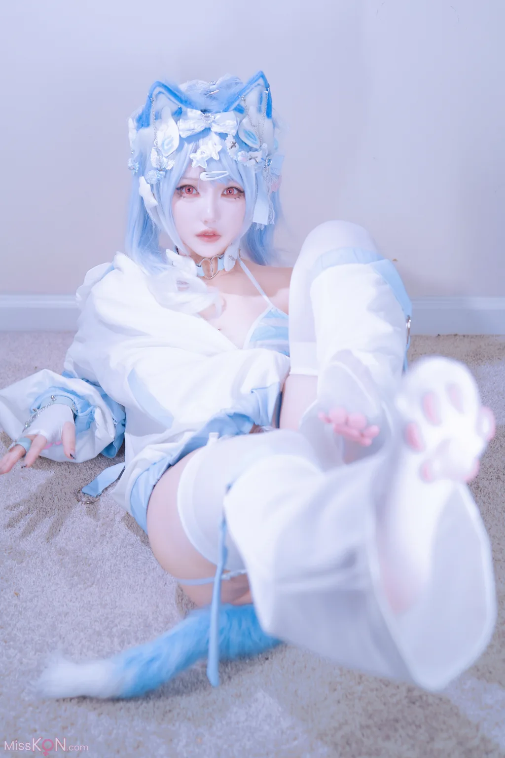 Coser@狐洛洛子_ 水色猫猫头