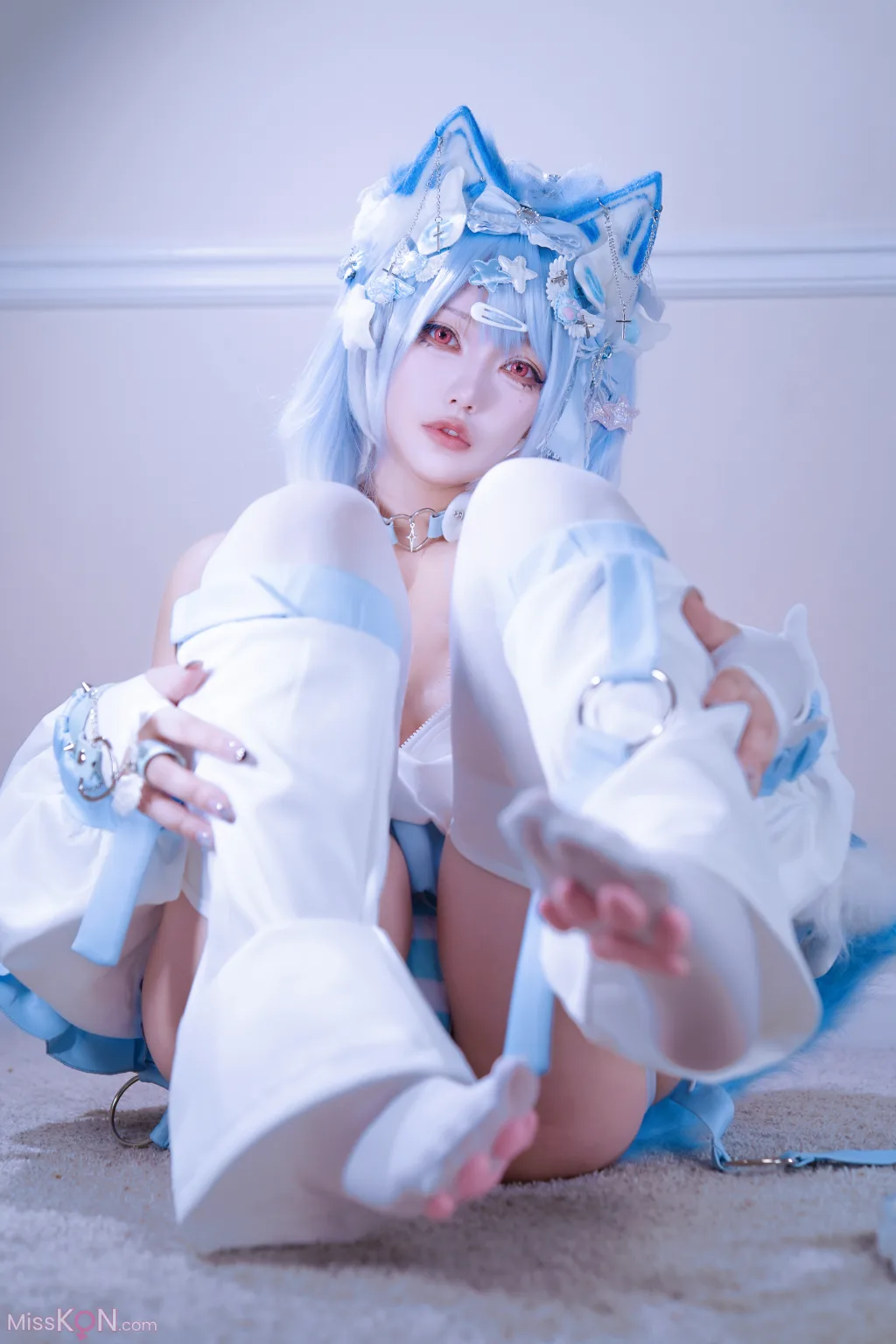 Coser@狐洛洛子_ 水色猫猫头