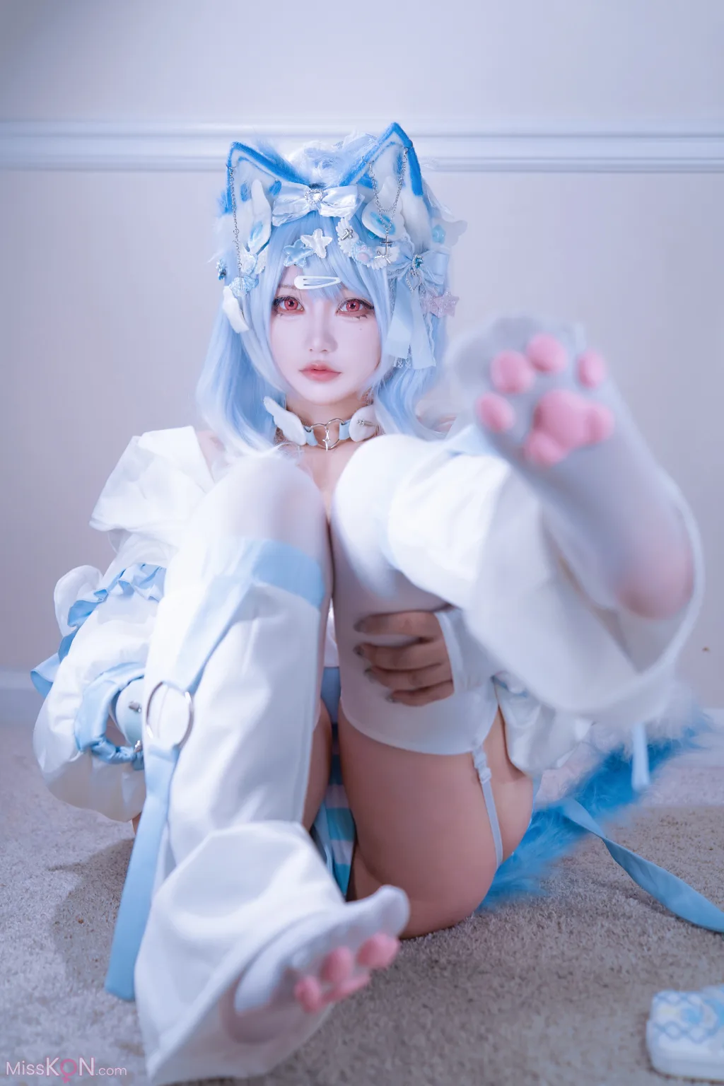 Coser@狐洛洛子_ 水色猫猫头