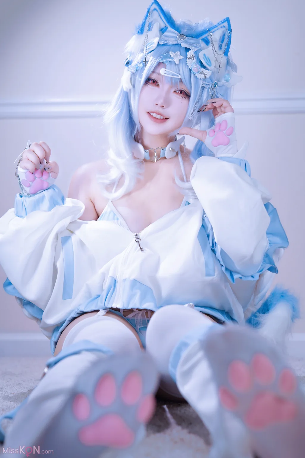 Coser@狐洛洛子_ 水色猫猫头