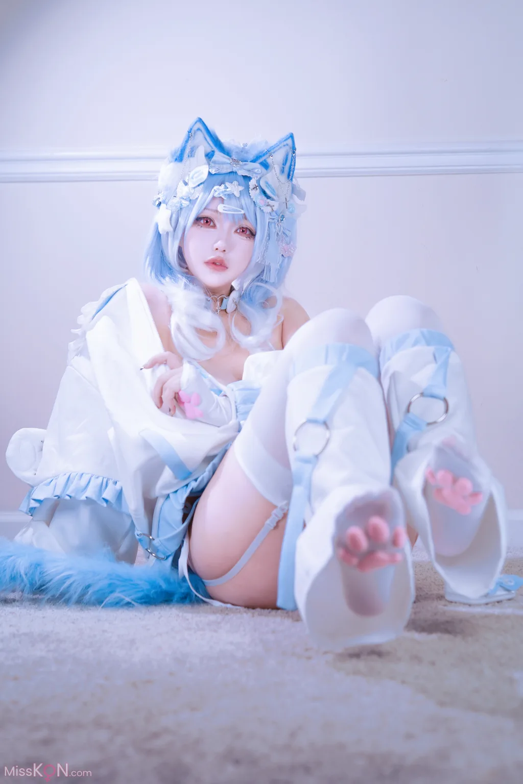 Coser@狐洛洛子_ 水色猫猫头