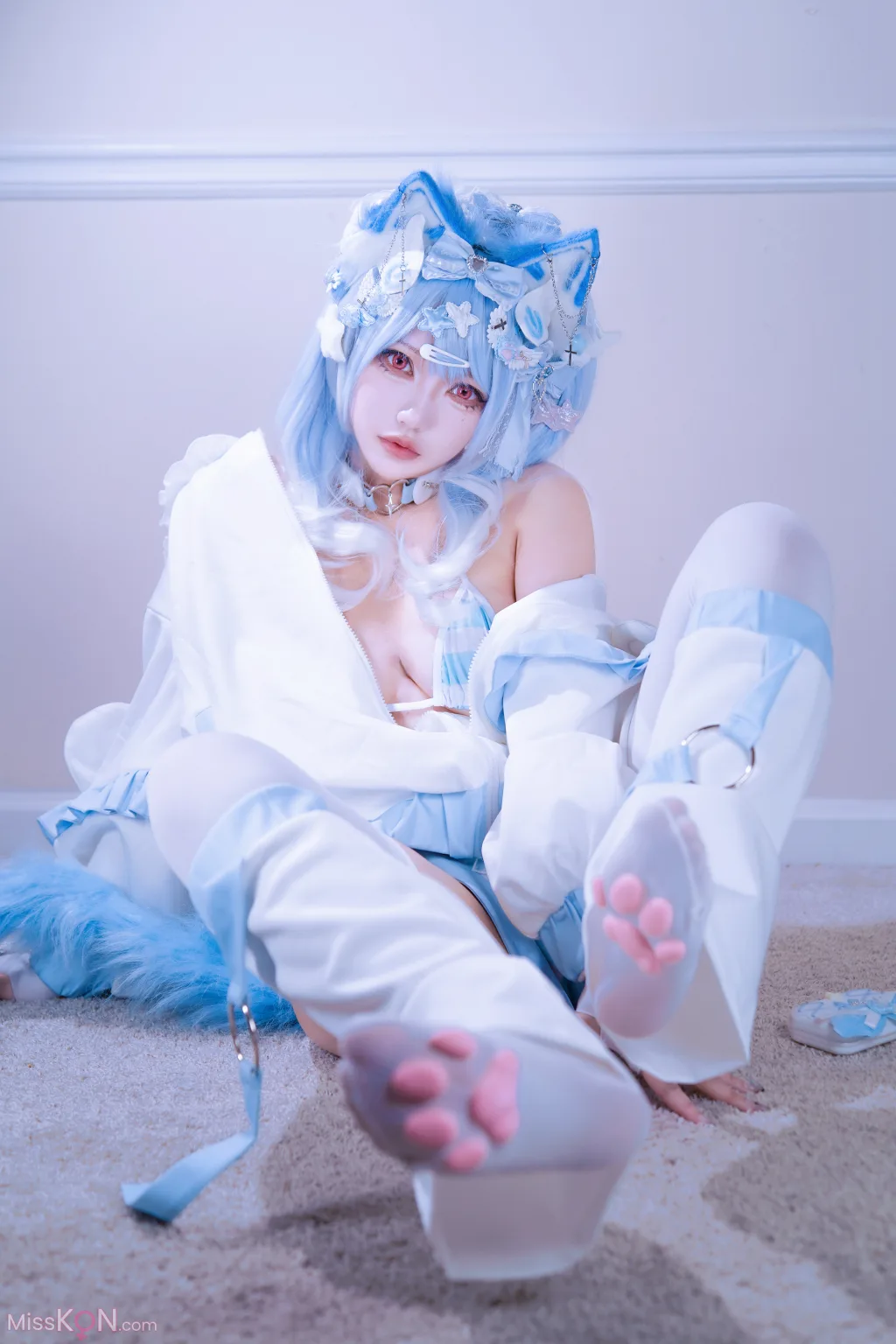 Coser@狐洛洛子_ 水色猫猫头