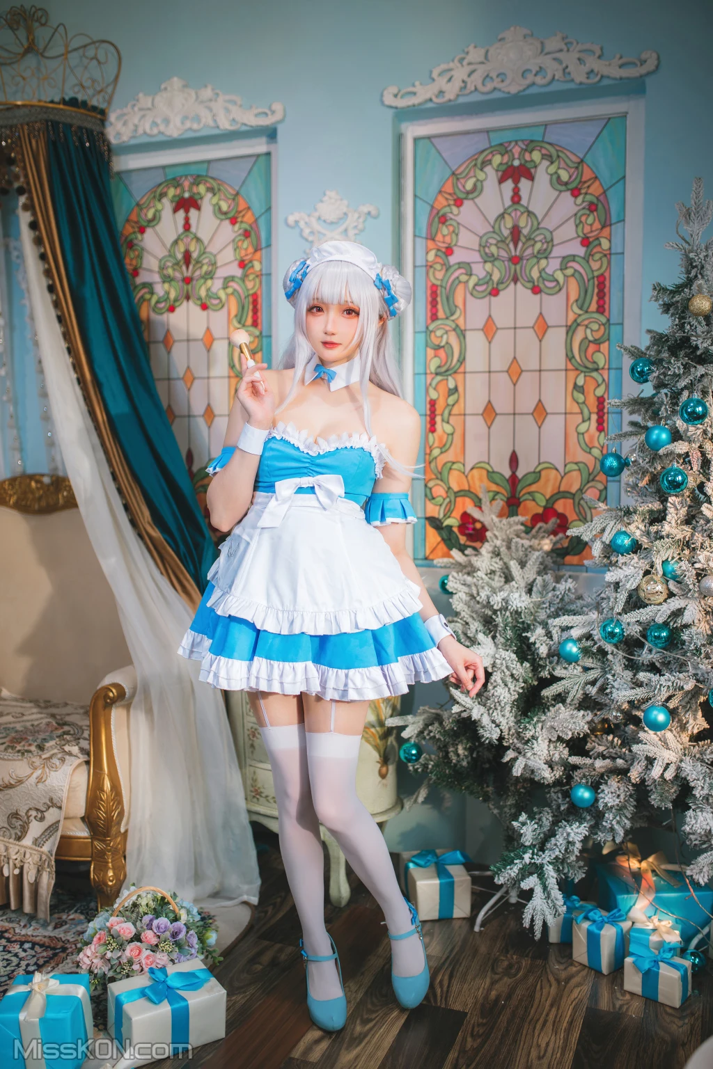 Coser@瓜希酱_ 碧蓝航线 小天鹅女仆