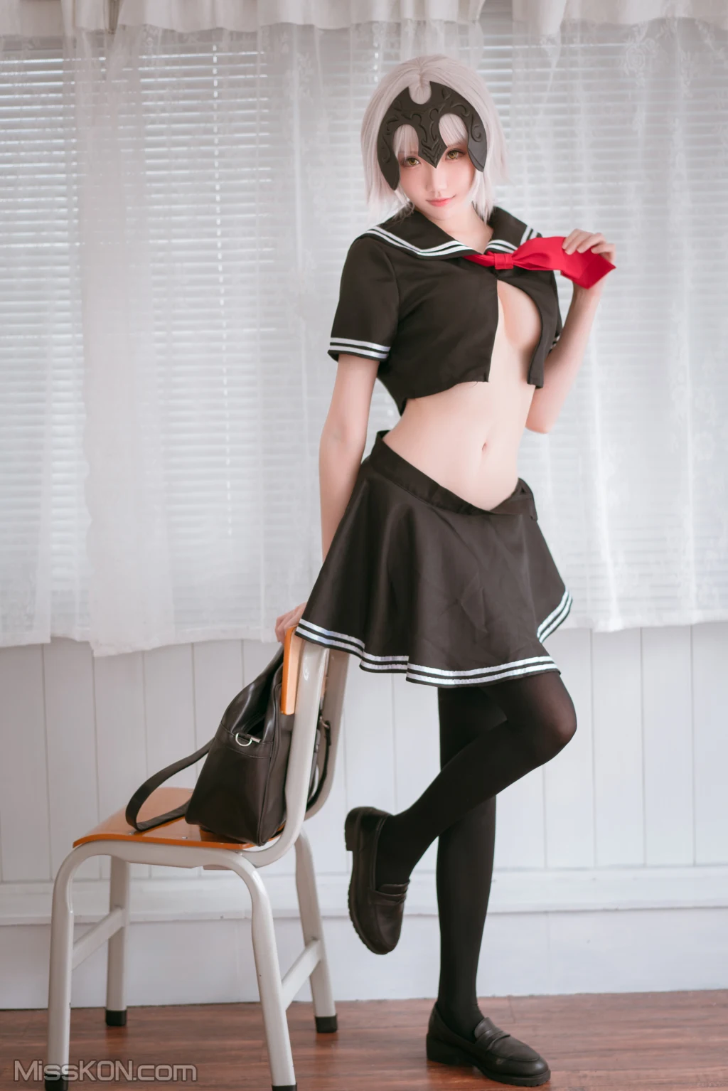 Coser@瓜希酱_ 黑贞德 校服