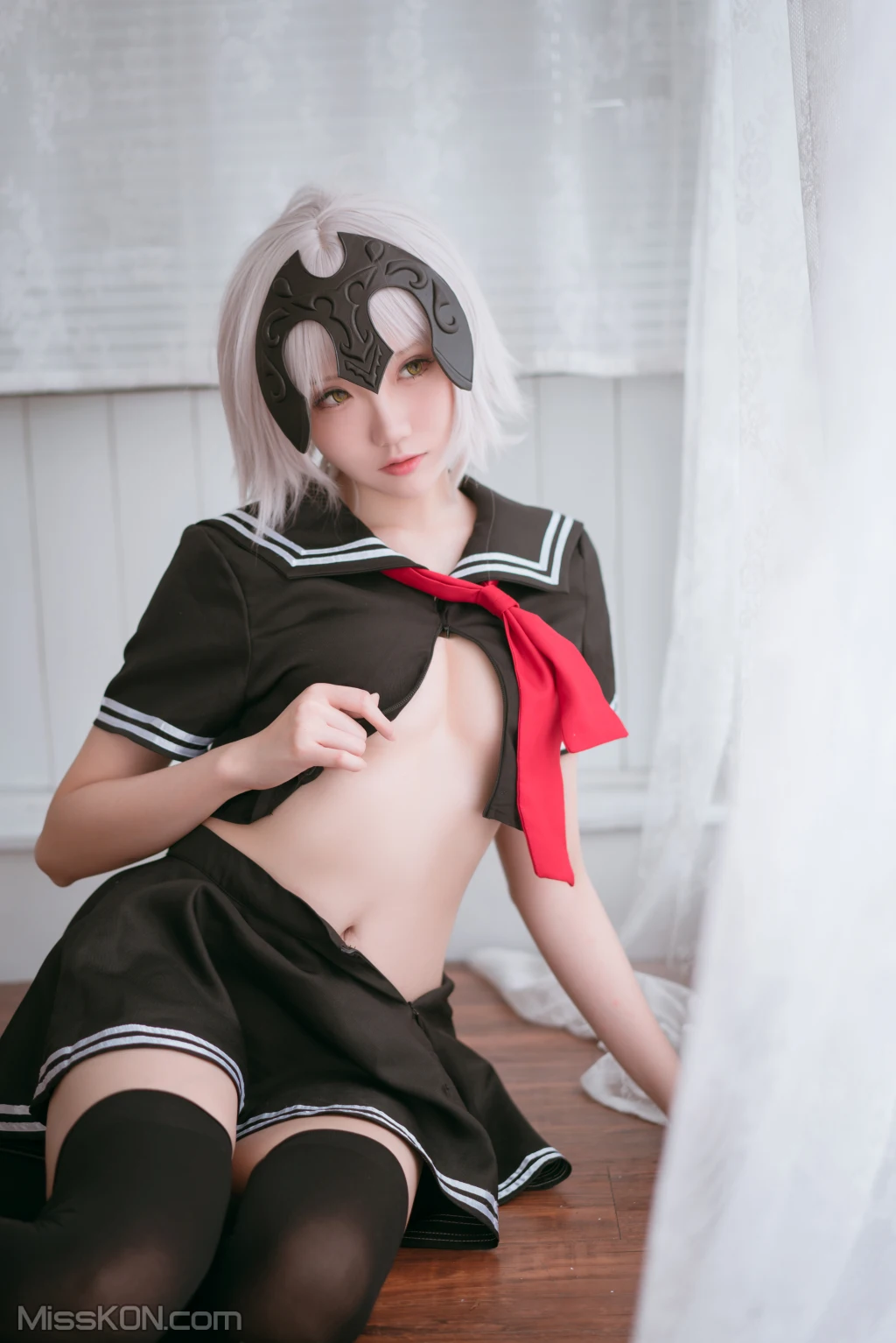 Coser@瓜希酱_ 黑贞德 校服