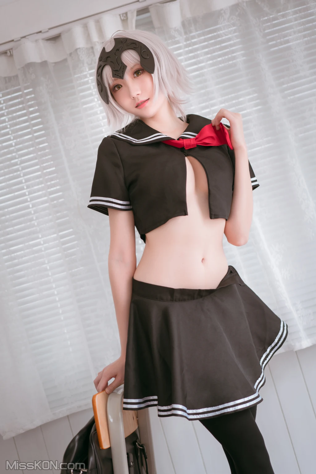 Coser@瓜希酱_ 黑贞德 校服