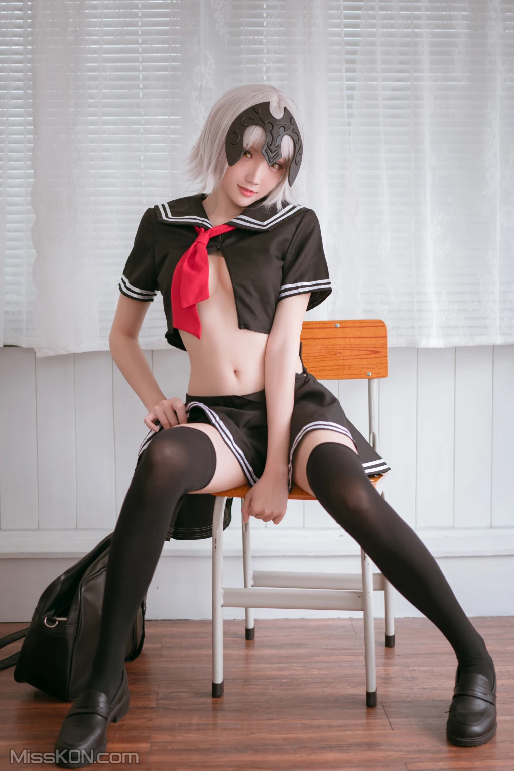 Coser@瓜希酱_ 黑贞德 校服