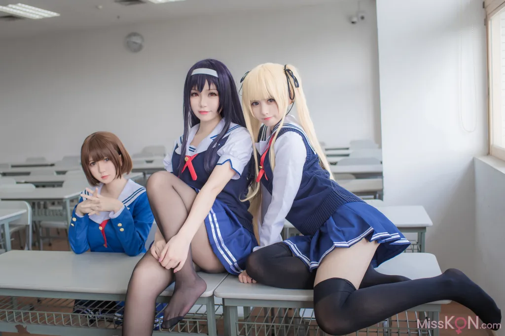 Coser@白金Saki_ 三个女仆