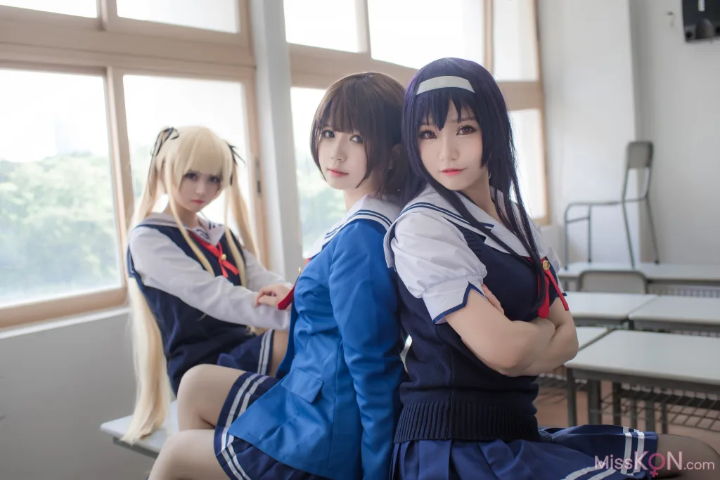 Coser@白金Saki_ 三个女仆