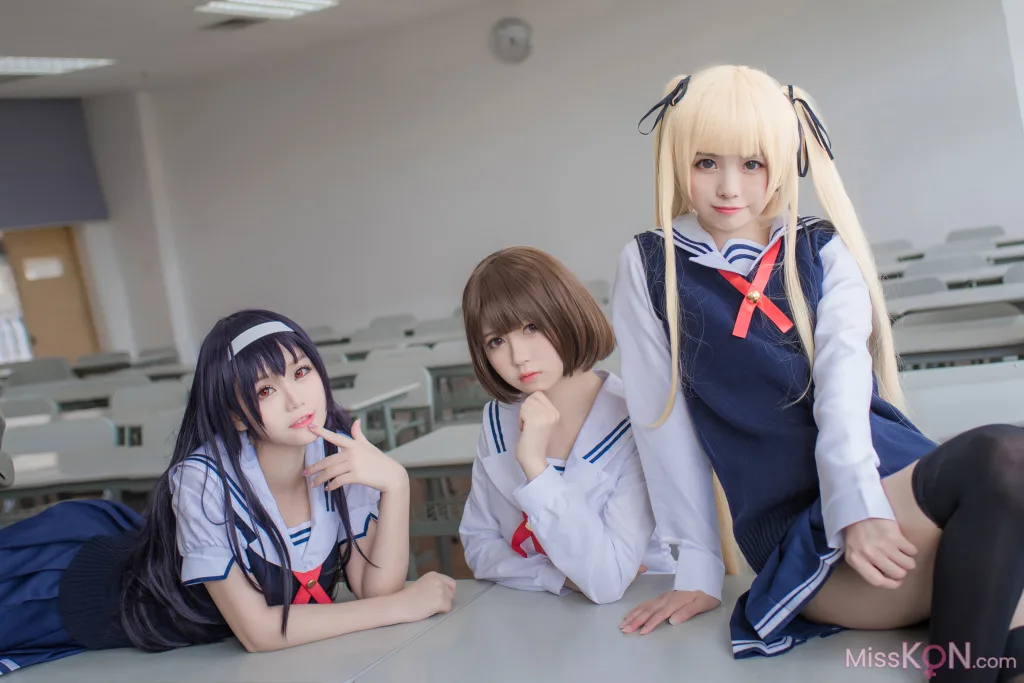 Coser@白金Saki_ 三个女仆