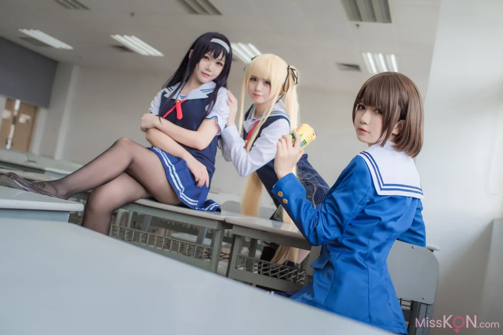 Coser@白金Saki_ 三个女仆