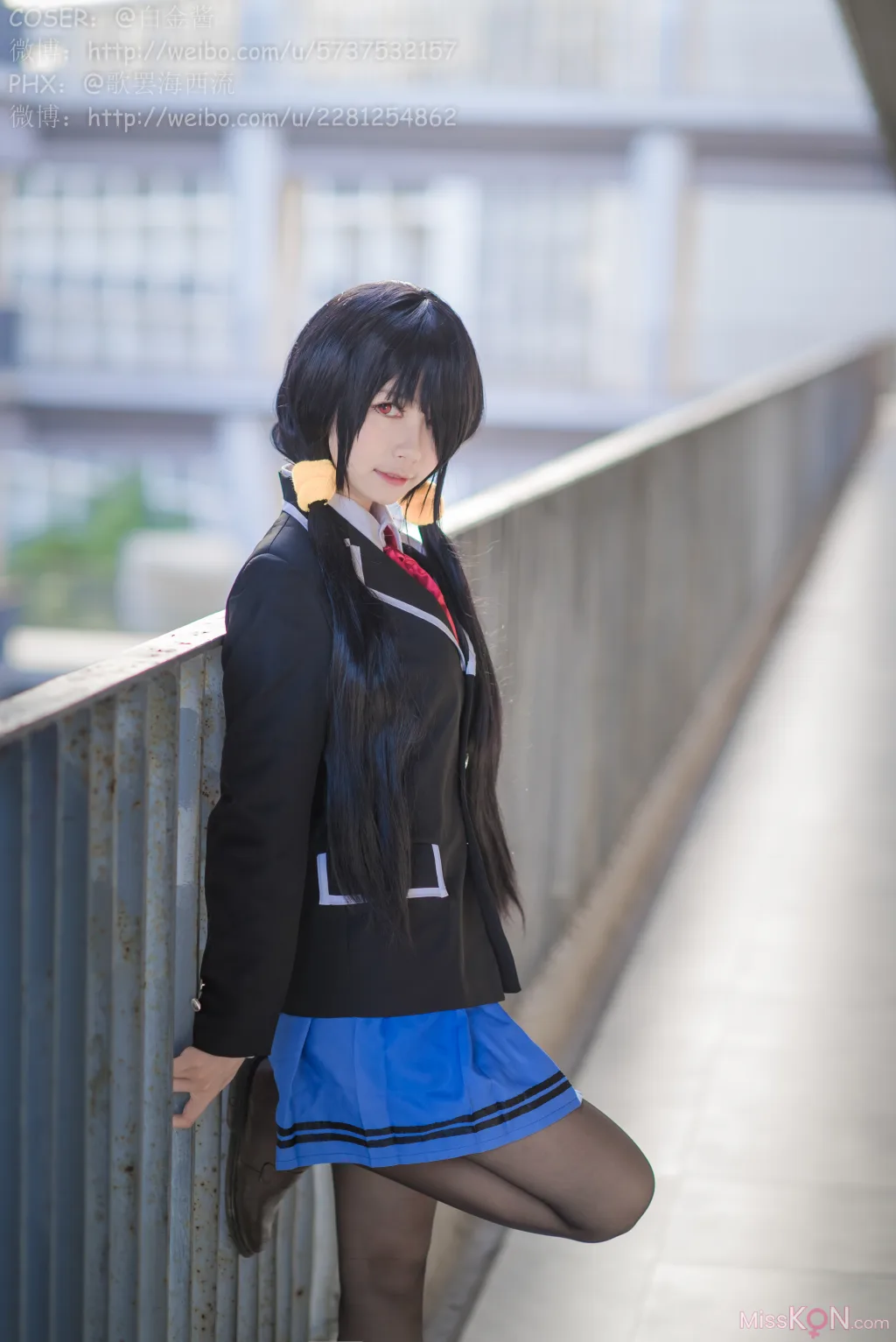 Coser@白金Saki_ 制服黑丝