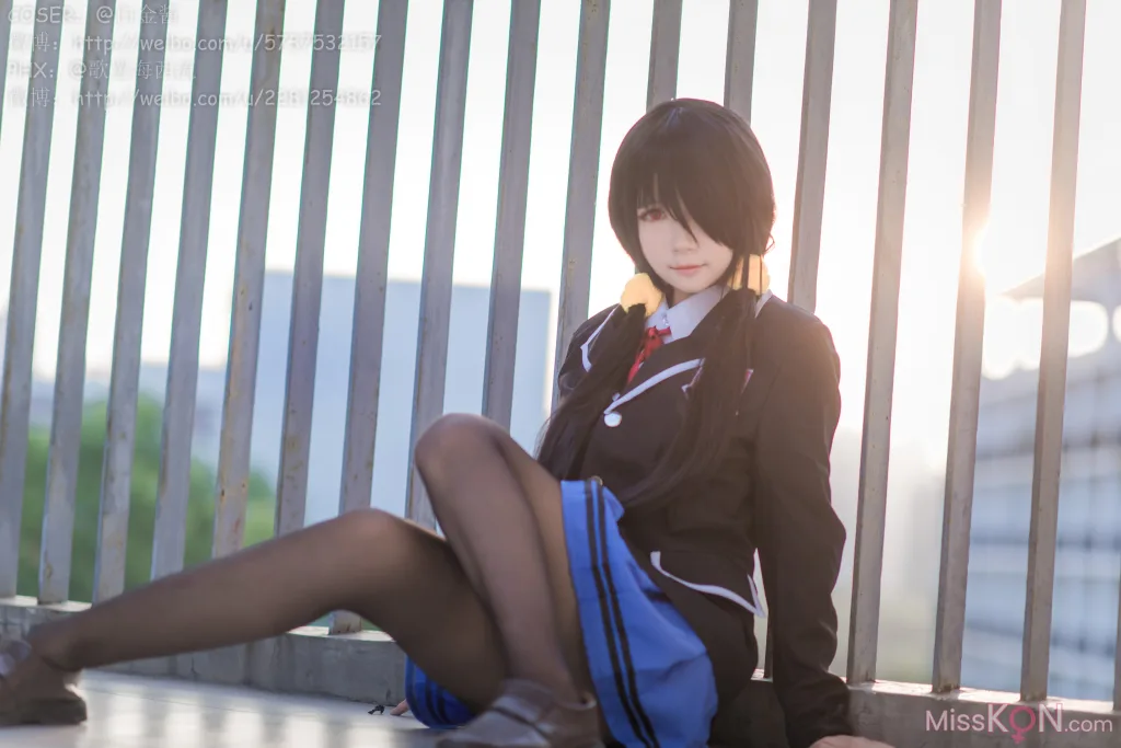 Coser@白金Saki_ 制服黑丝