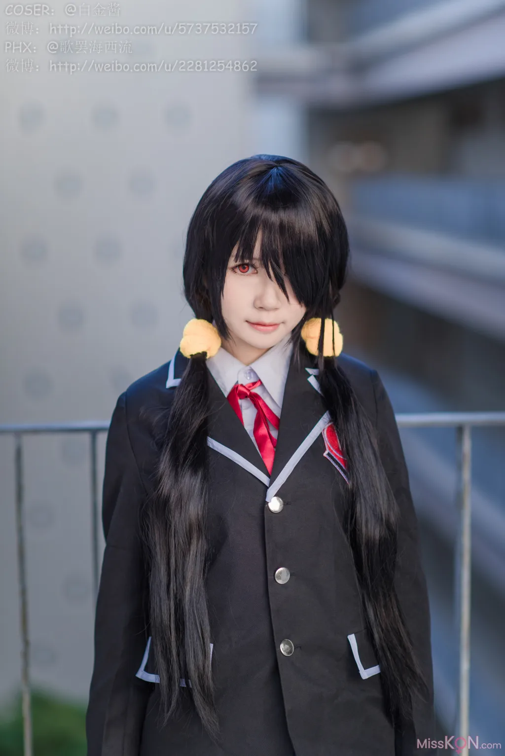 Coser@白金Saki_ 制服黑丝