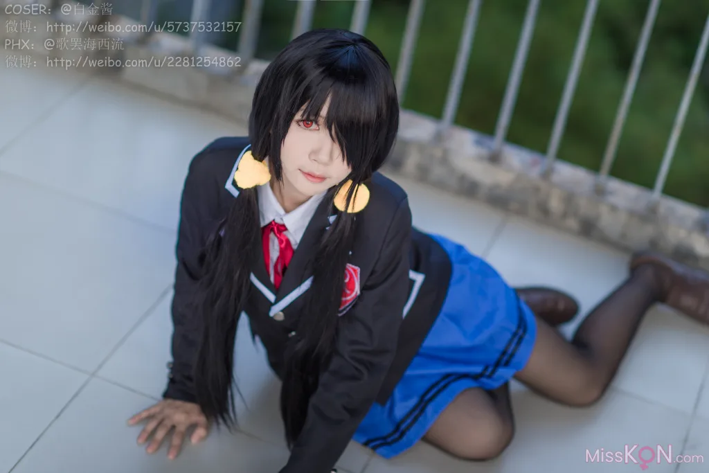 Coser@白金Saki_ 制服黑丝