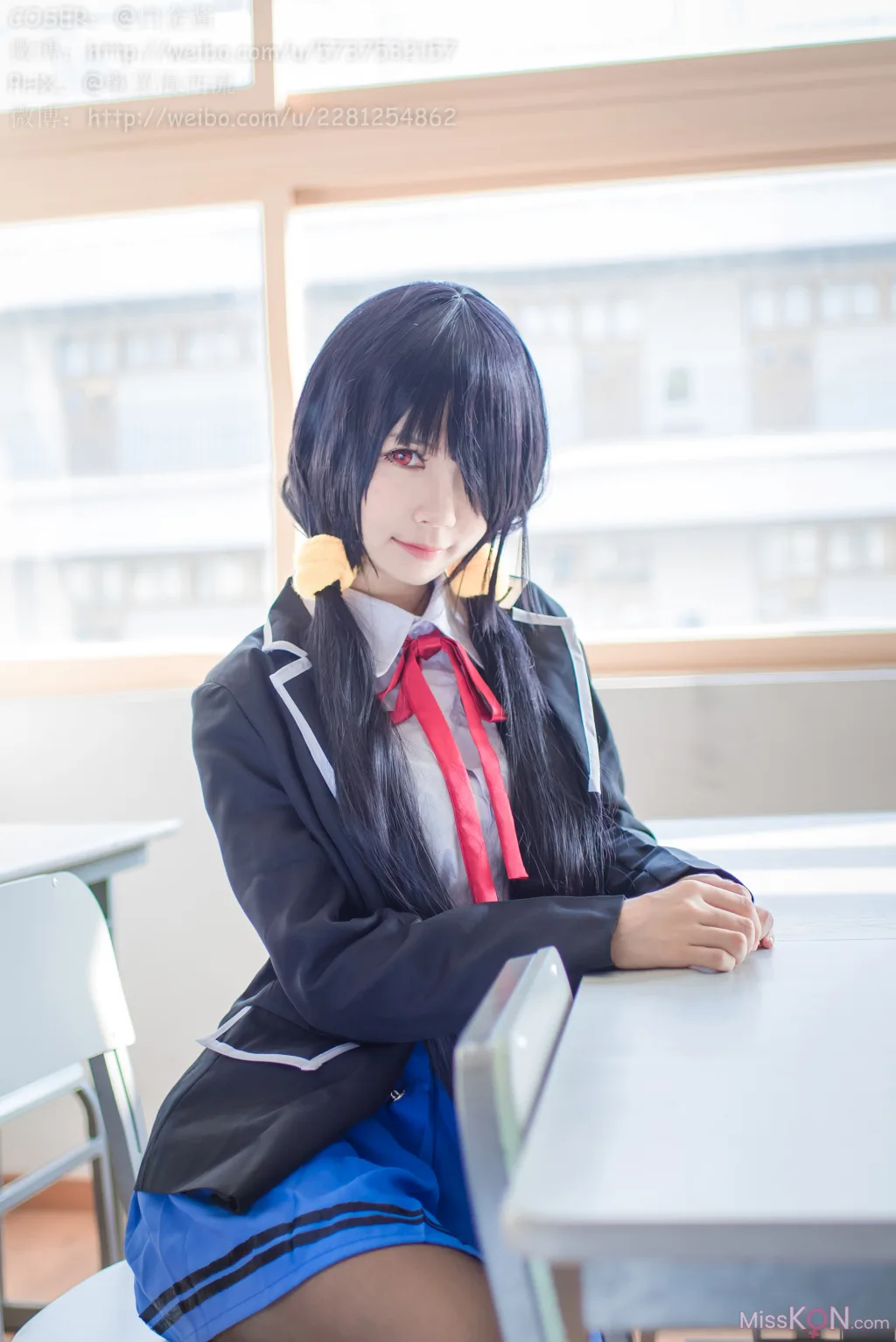 Coser@白金Saki_ 制服黑丝