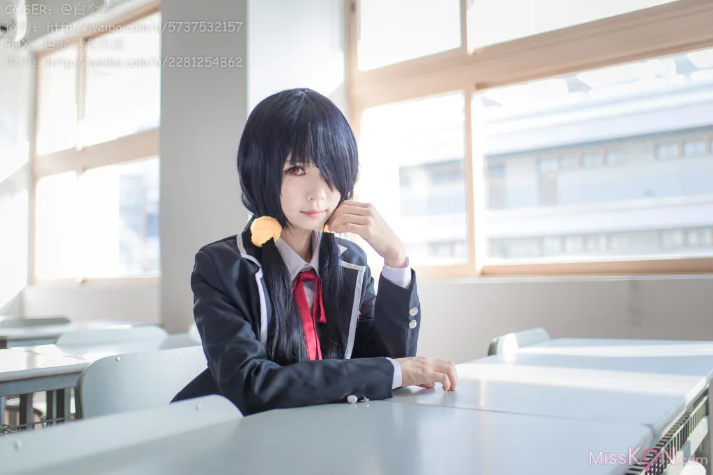 Coser@白金Saki_ 制服黑丝