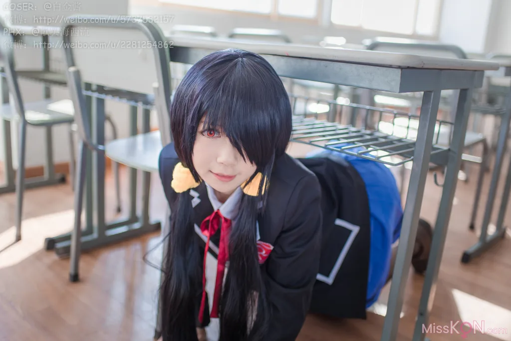 Coser@白金Saki_ 制服黑丝