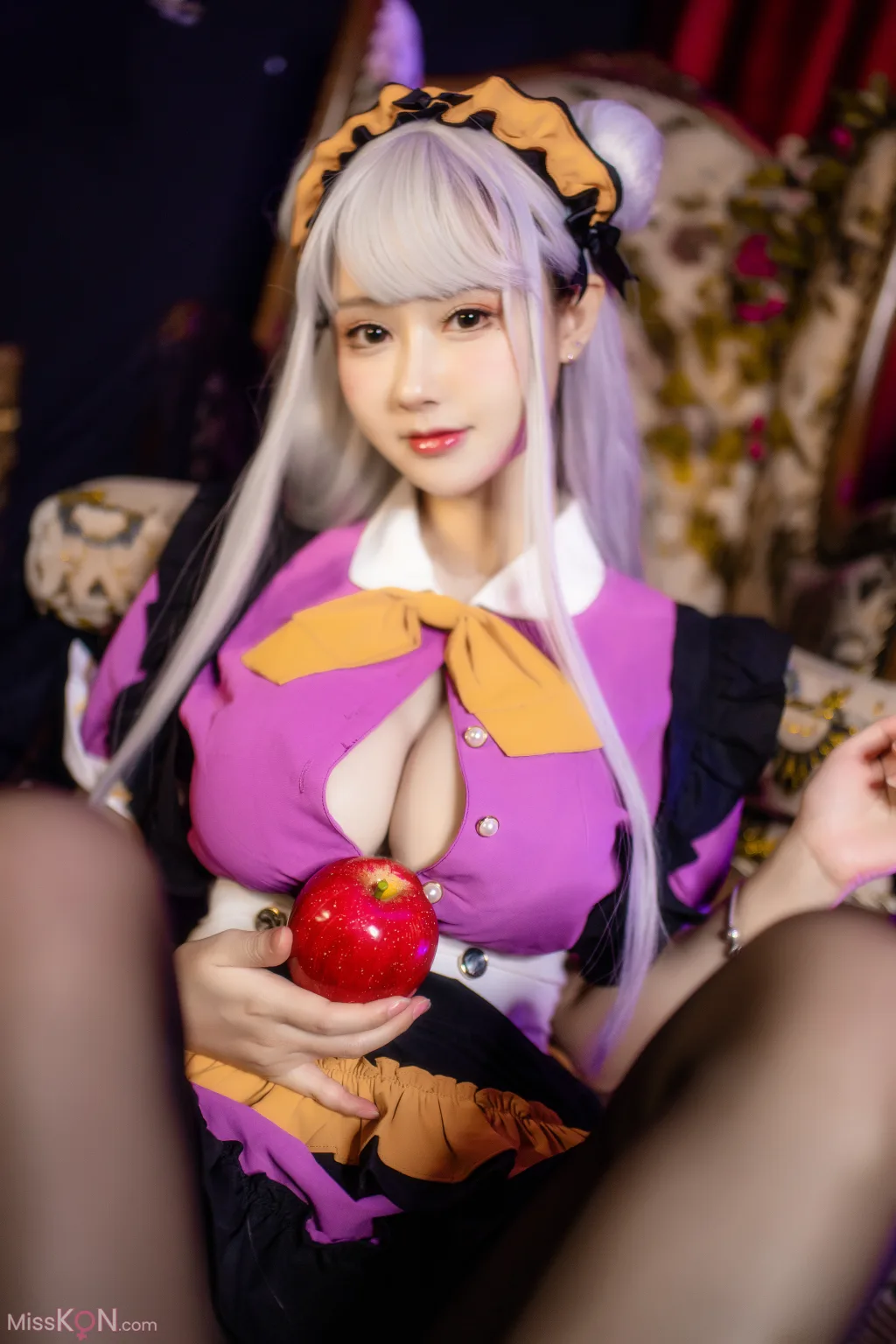 Coser@羽生三未_ 万圣黑丝女仆