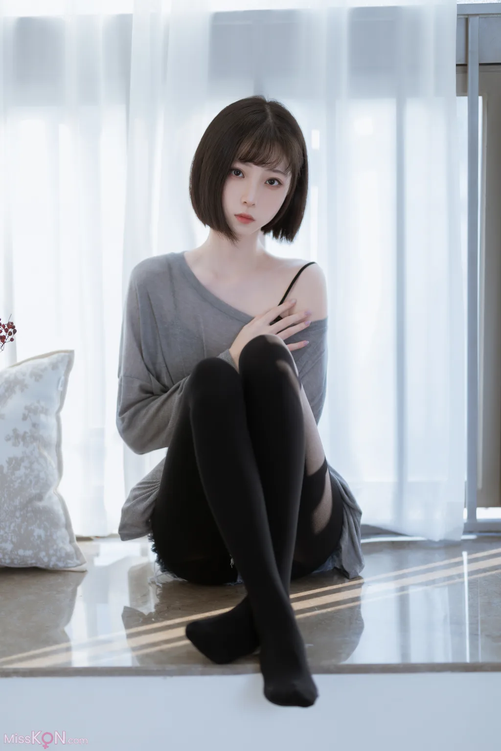 Coser@许岚LAN_ 半透毛衣