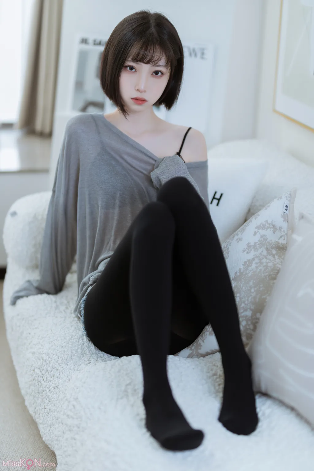 Coser@许岚LAN_ 半透毛衣