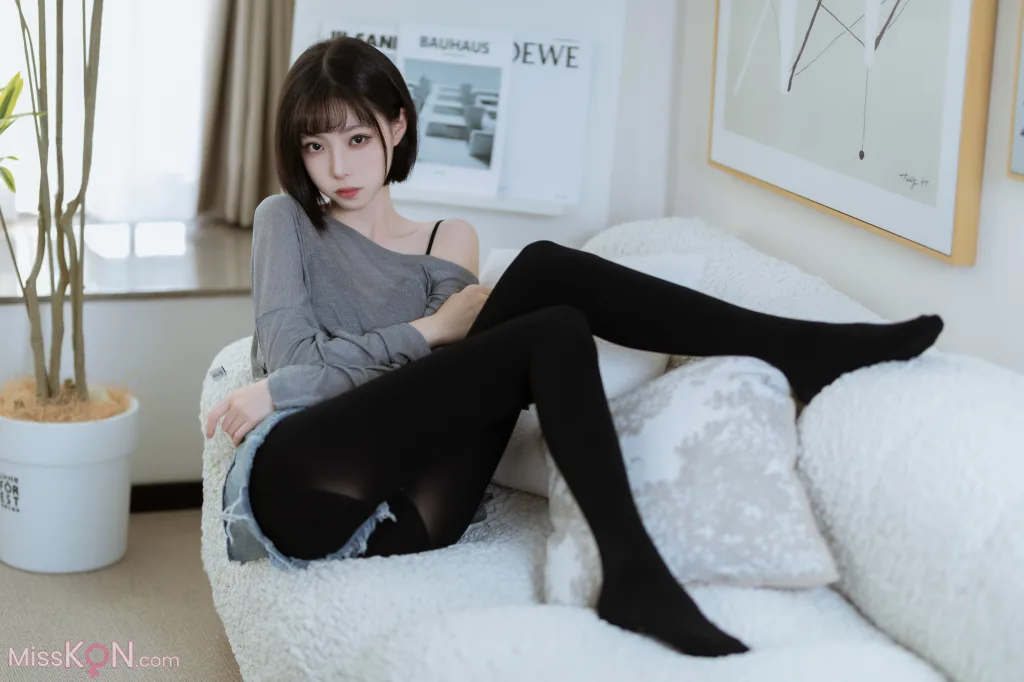 Coser@许岚LAN_ 半透毛衣