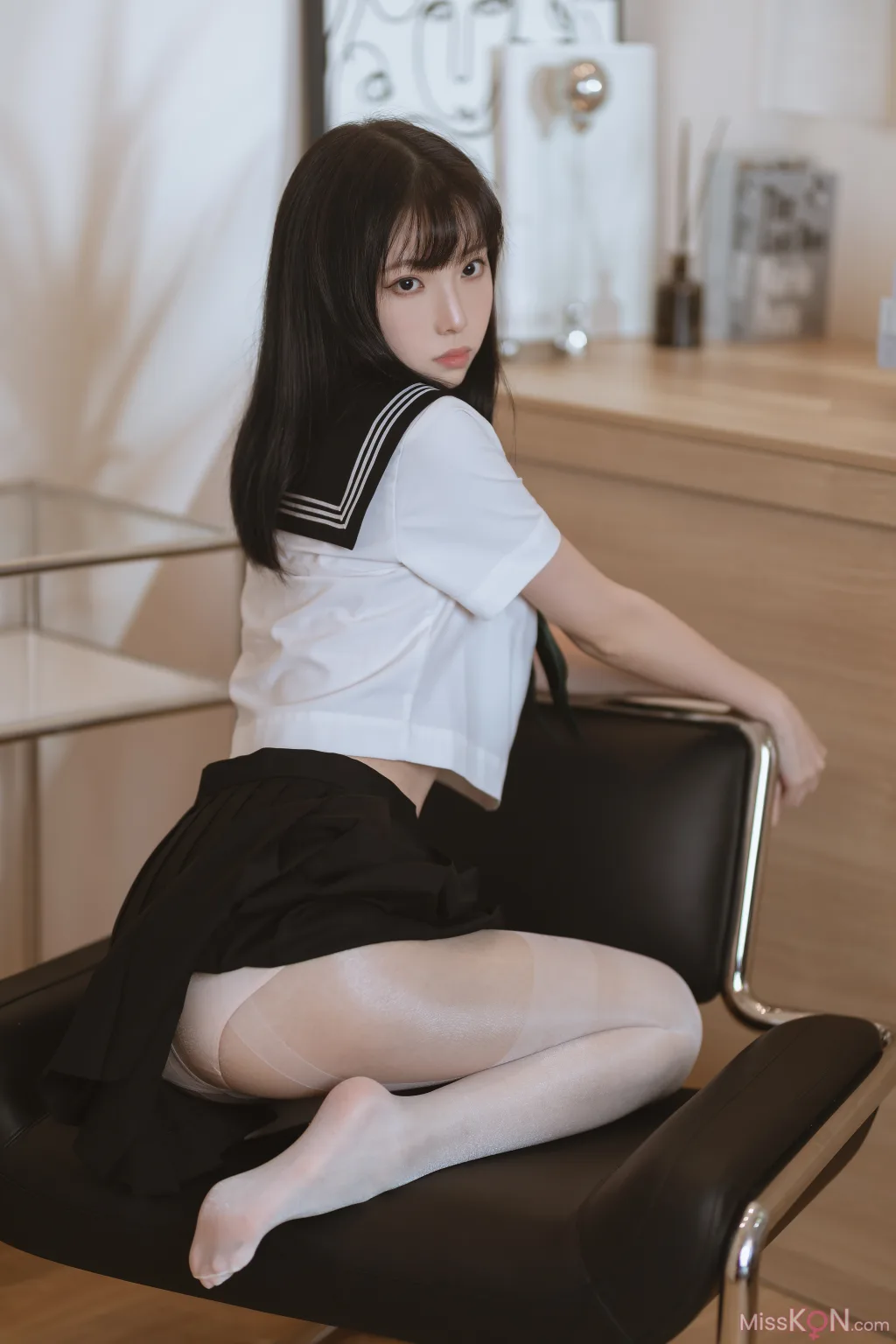 Coser@许岚LAN_ 白丝水手服