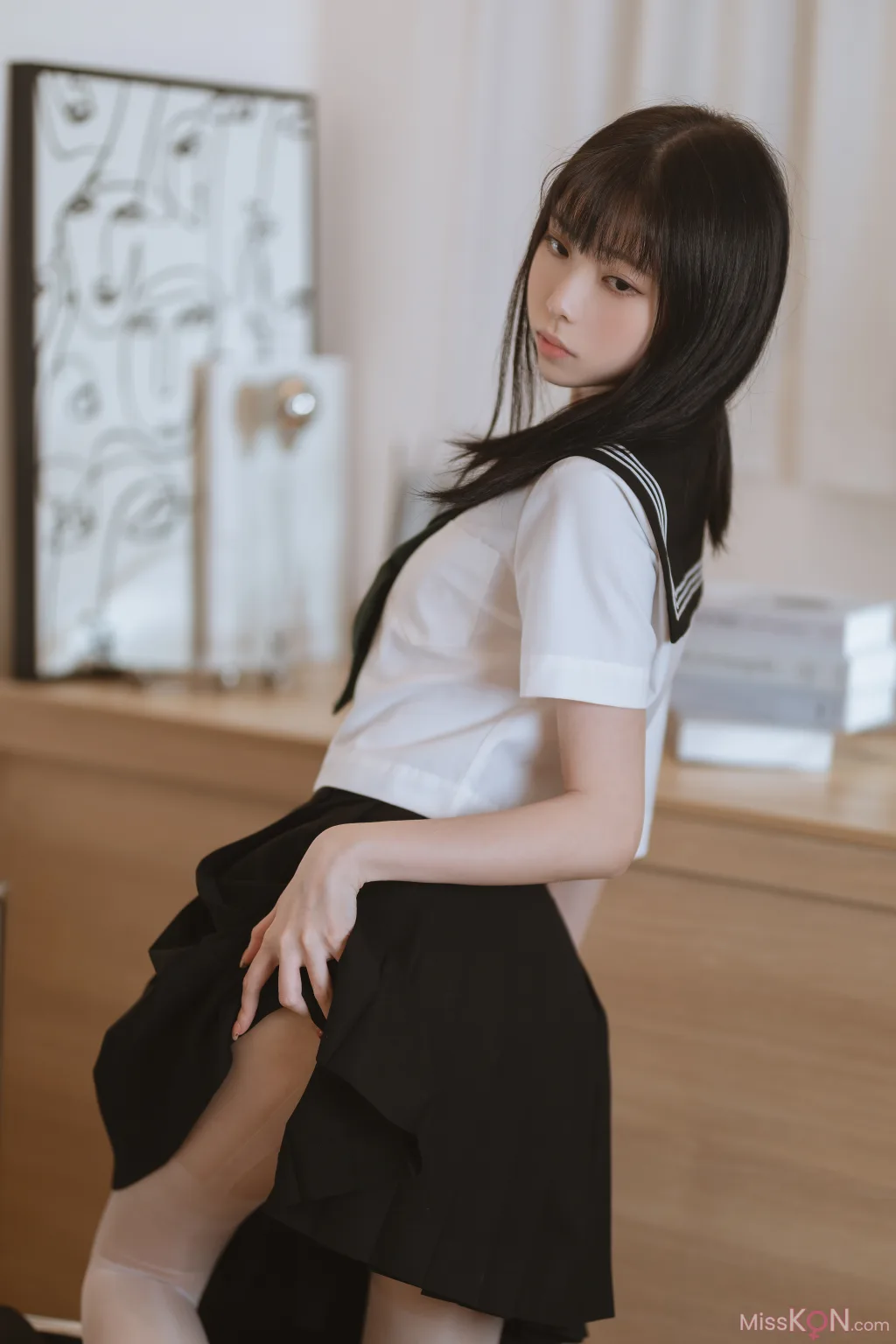 Coser@许岚LAN_ 白丝水手服