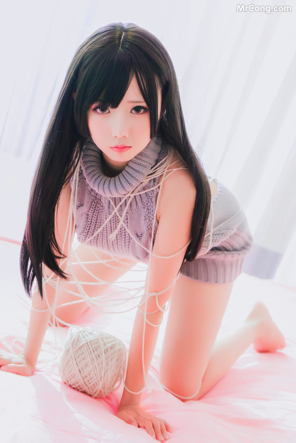 Coser@面饼仙儿 No.006_ 露背毛衣