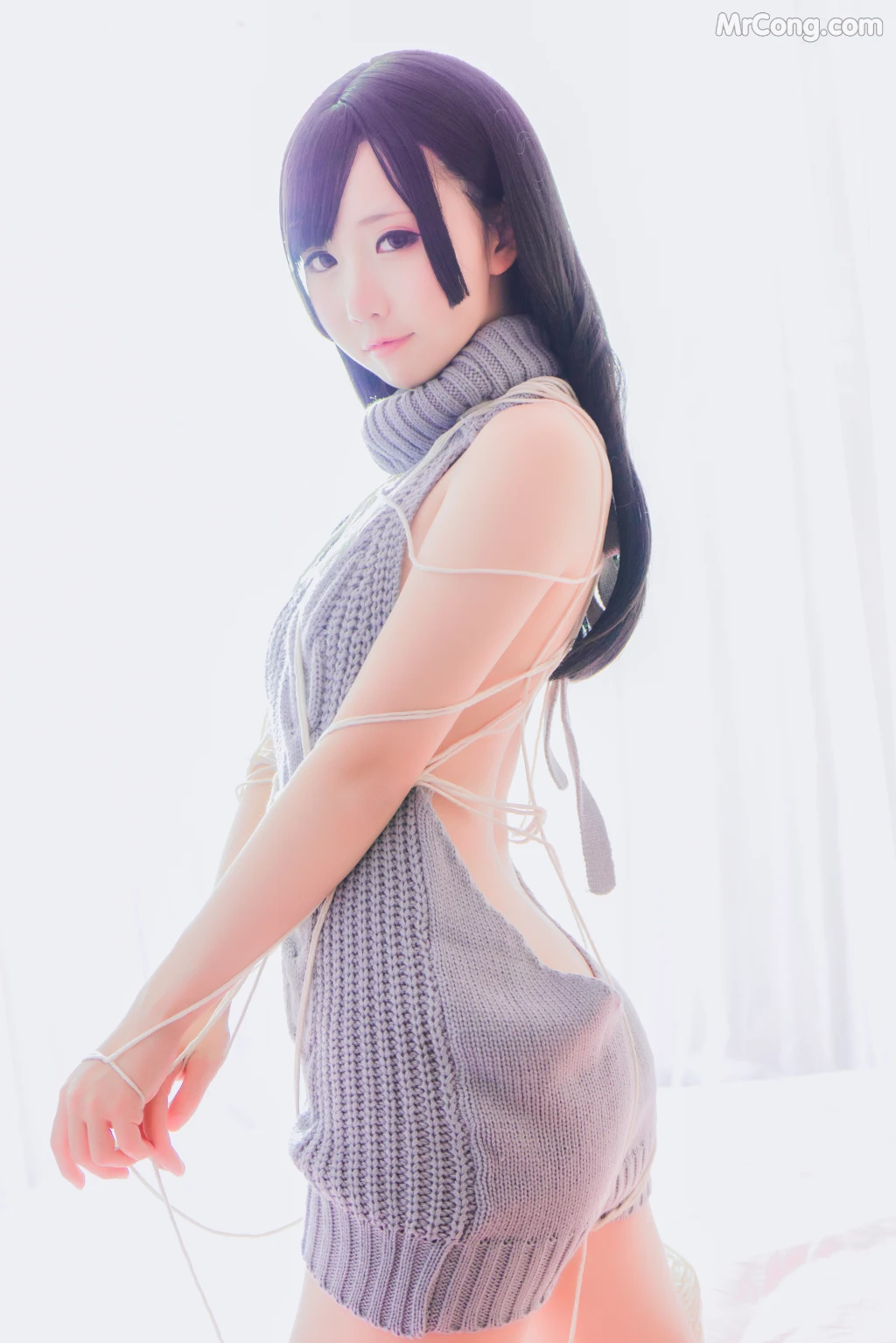 Coser@面饼仙儿 No.006_ 露背毛衣