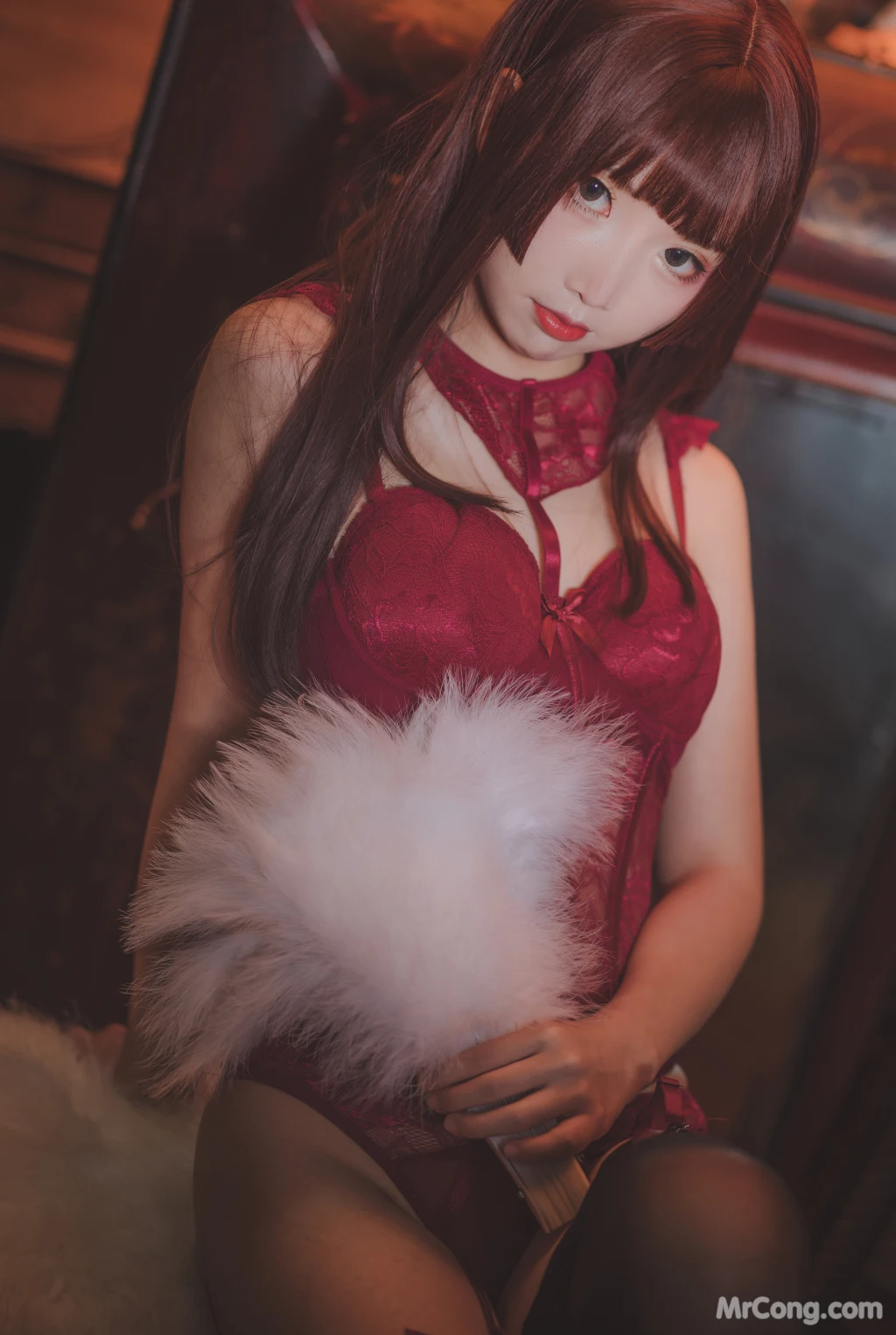 Coser@面饼仙儿 No.014_ 脑内少女 红色束衣