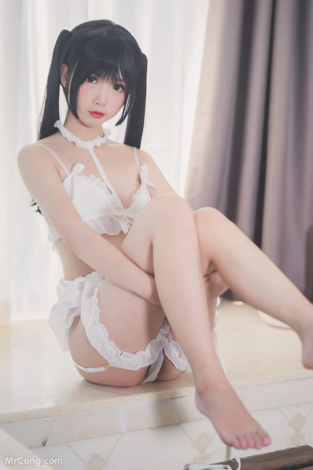 Coser@面饼仙儿 No.015_ 脑内少女 白内衣