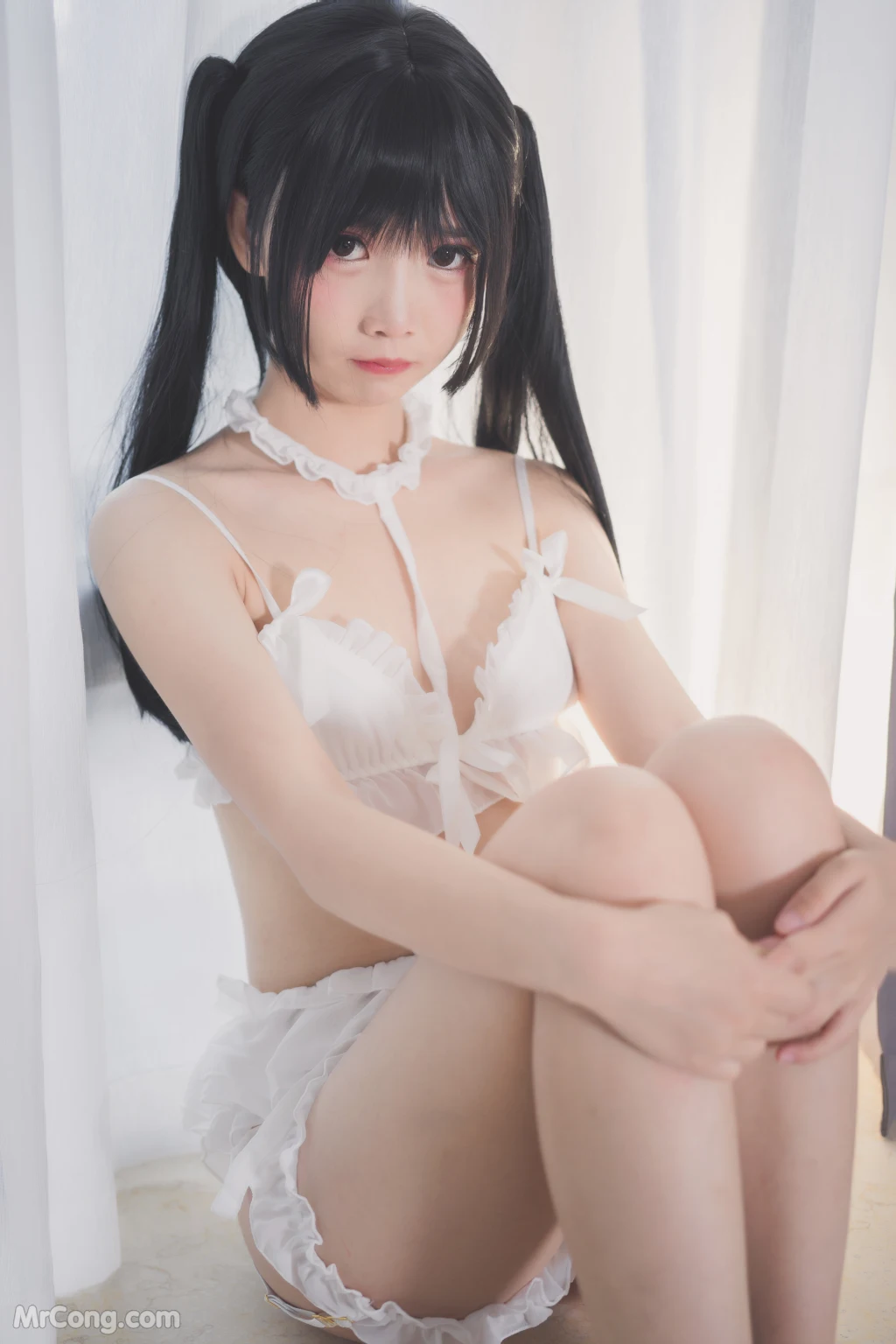 Coser@面饼仙儿 No.015_ 脑内少女 白内衣