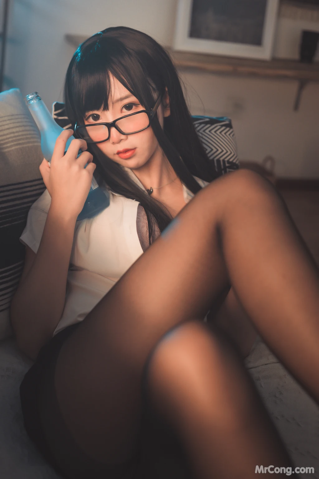 Coser@面饼仙儿 No.042_ 黑丝OL