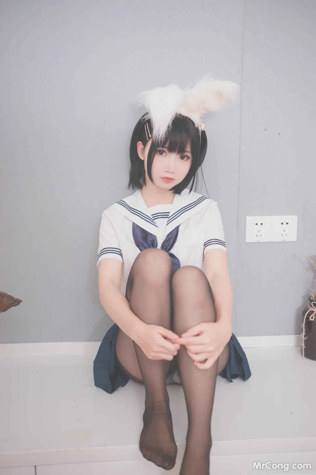 Coser@面饼仙儿 No.053_ 面饼兔耳jk