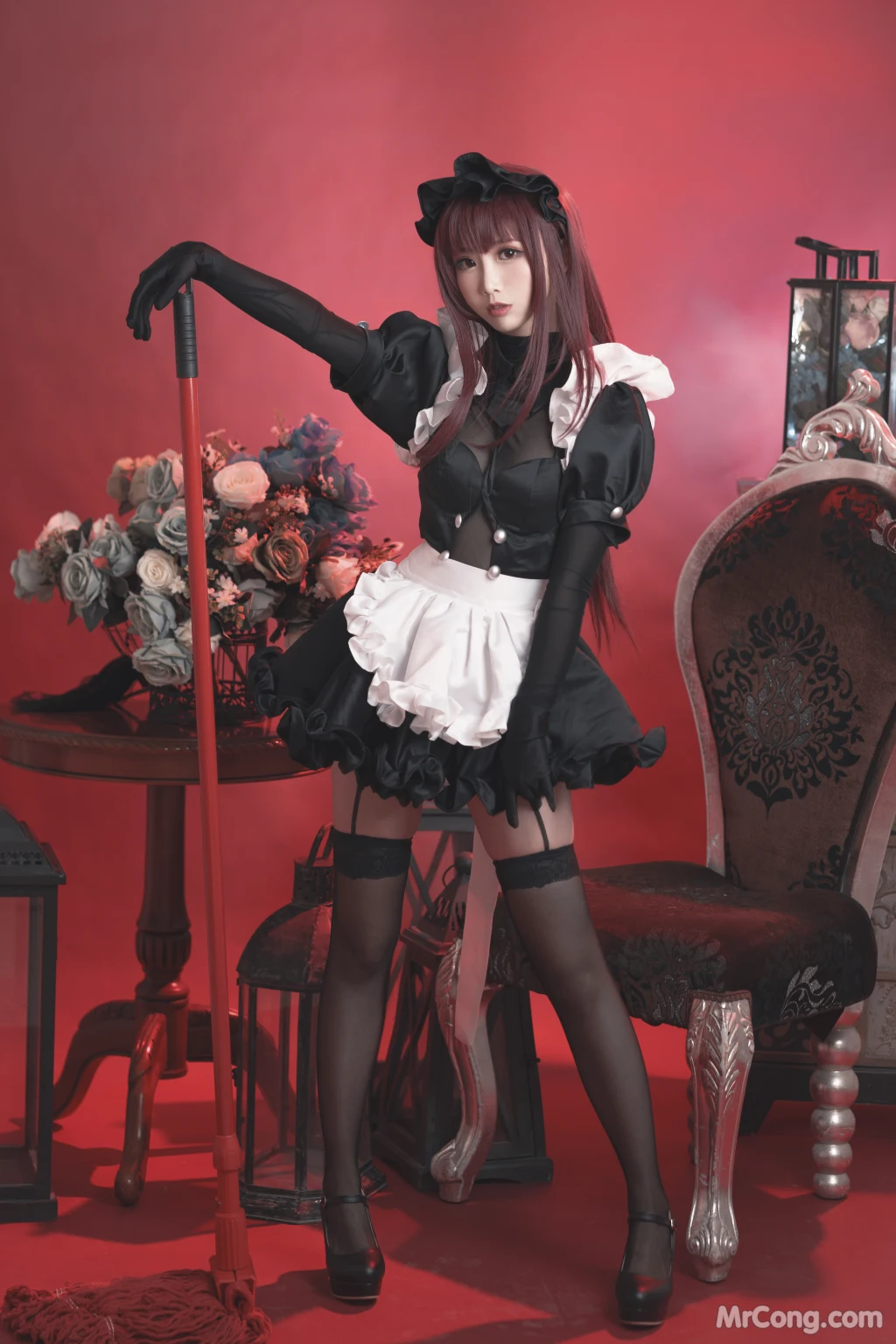 Coser@面饼仙儿 No.056_ 斯卡哈女仆