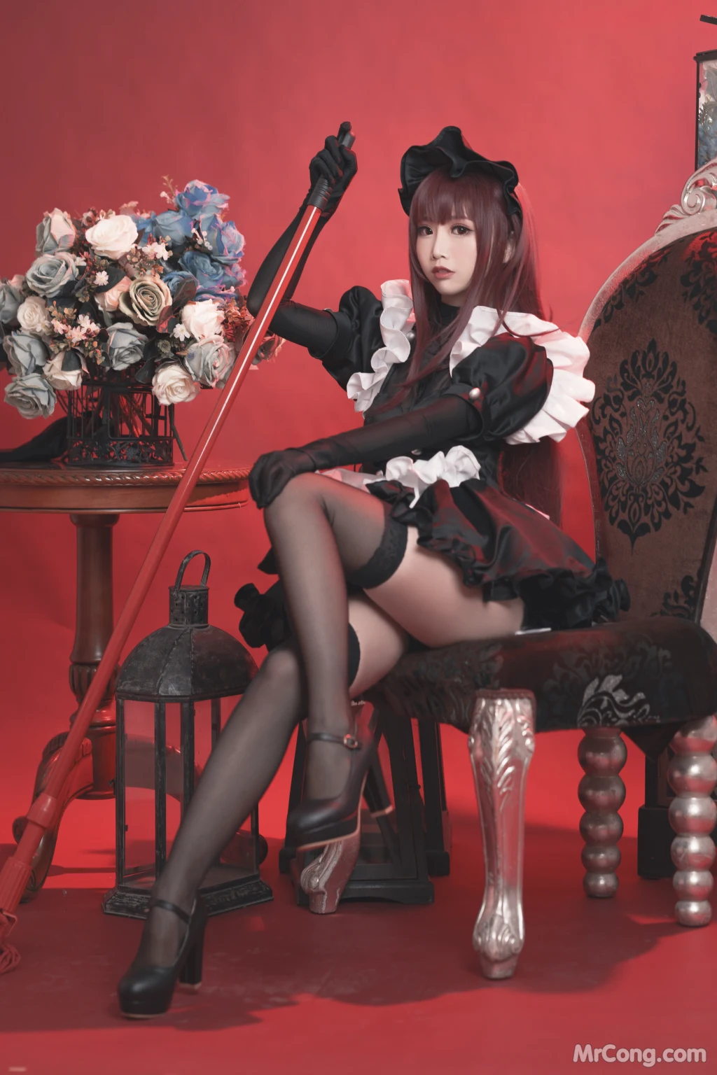 Coser@面饼仙儿 No.056_ 斯卡哈女仆