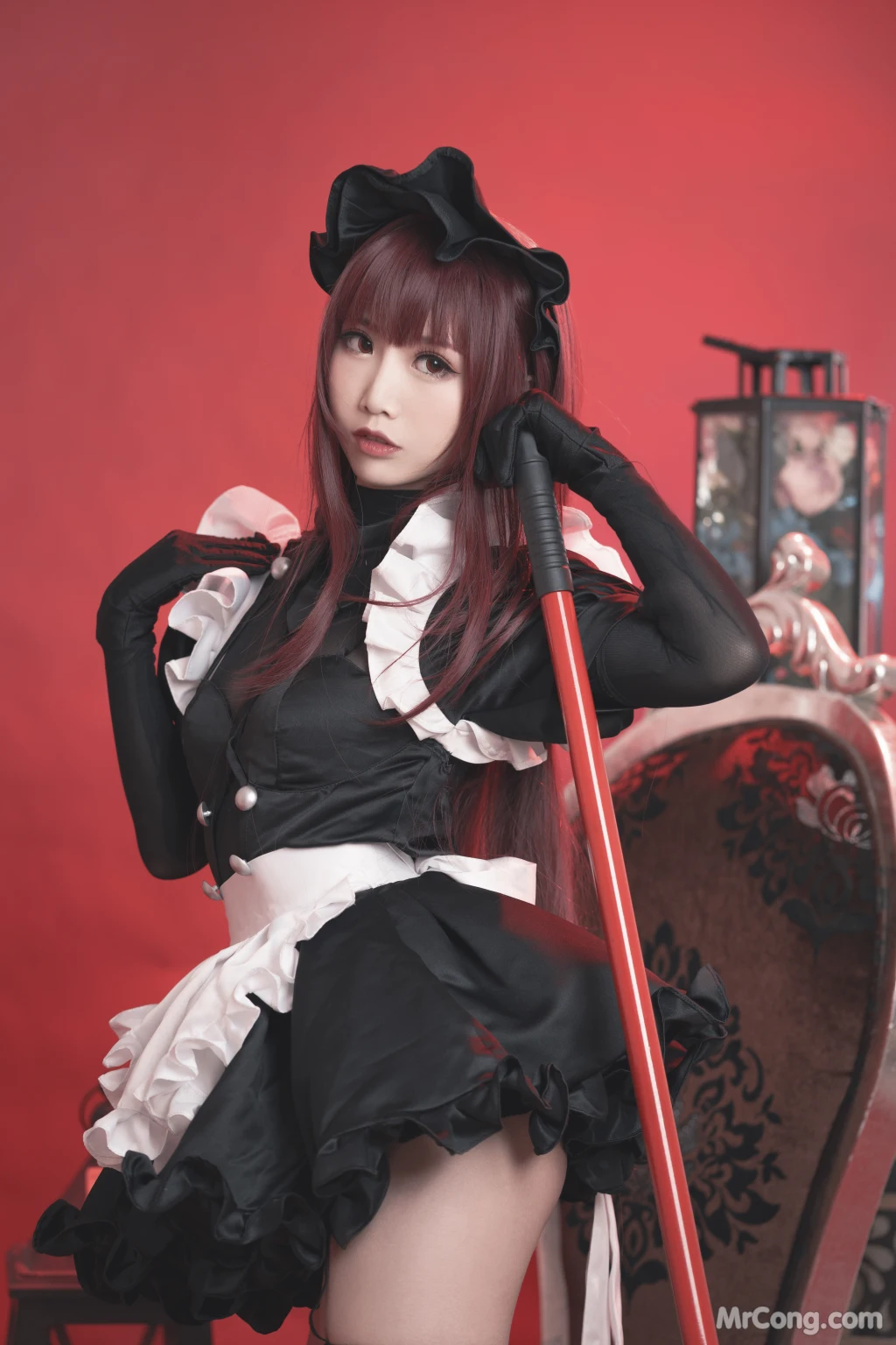 Coser@面饼仙儿 No.056_ 斯卡哈女仆