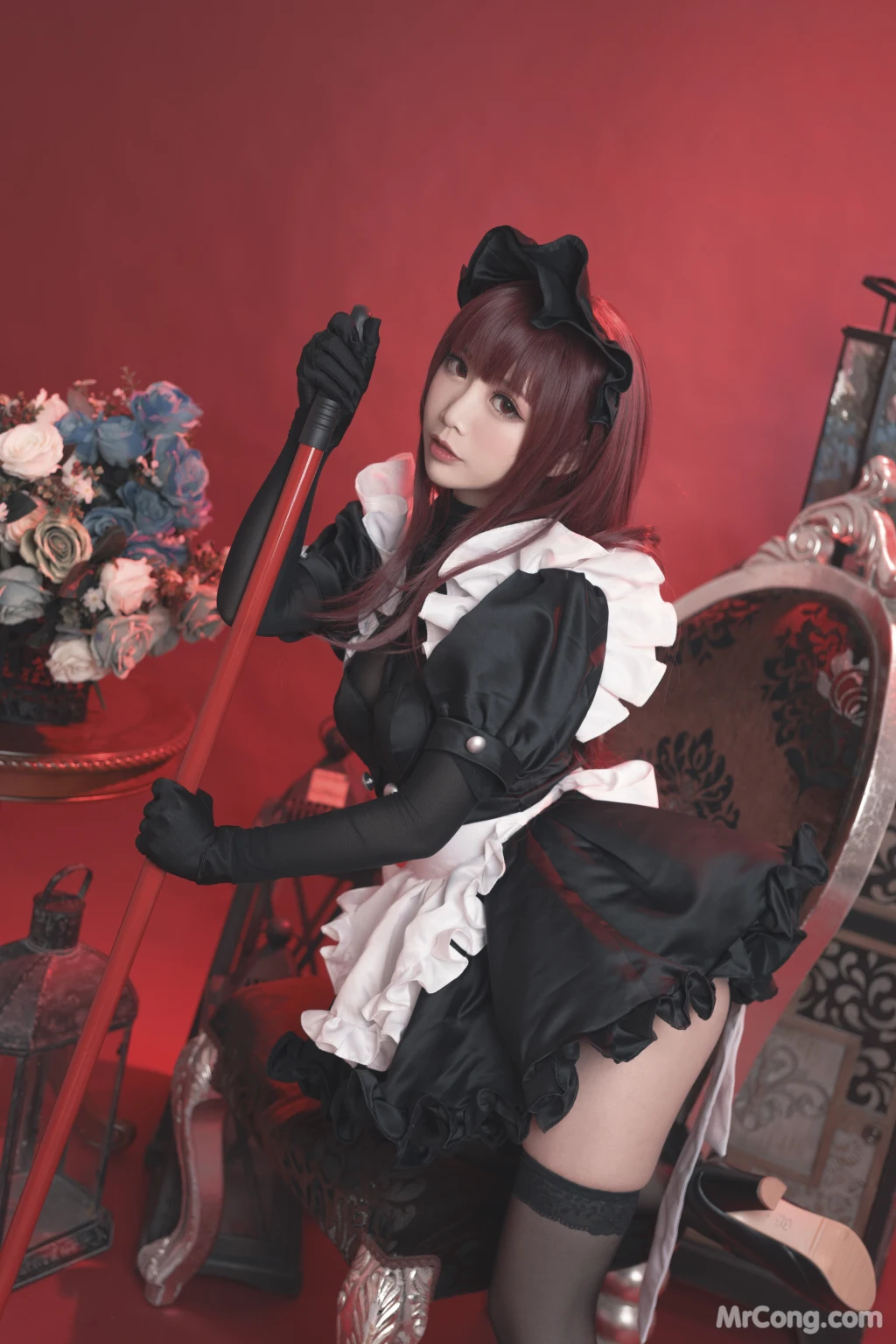 Coser@面饼仙儿 No.056_ 斯卡哈女仆