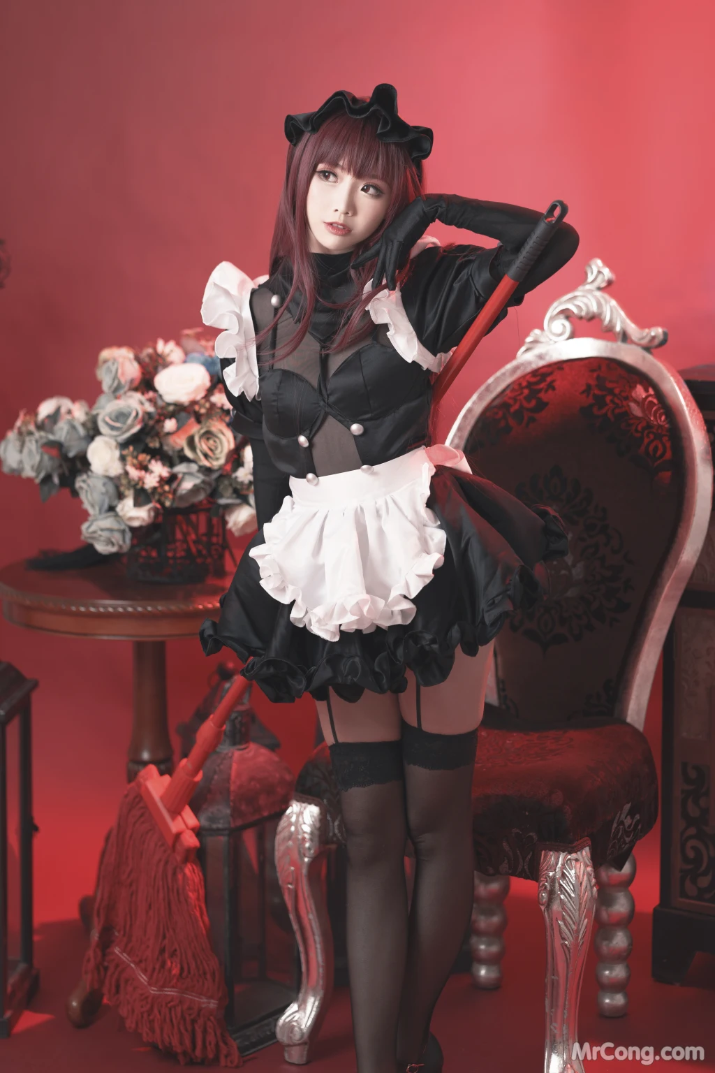 Coser@面饼仙儿 No.056_ 斯卡哈女仆