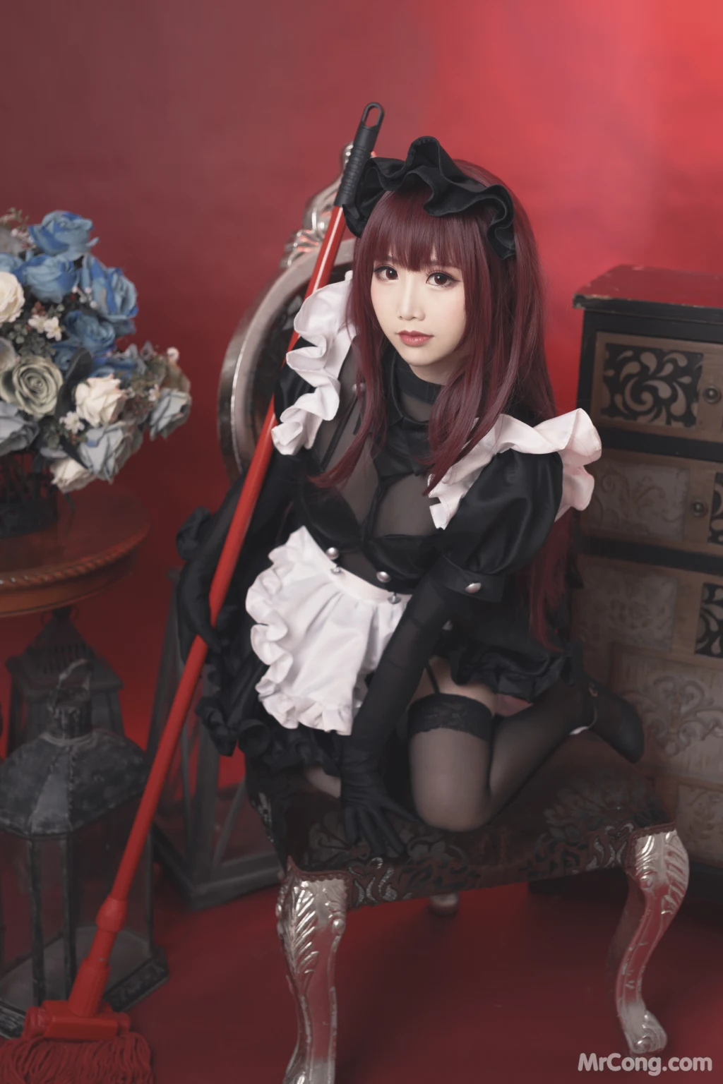 Coser@面饼仙儿 No.056_ 斯卡哈女仆