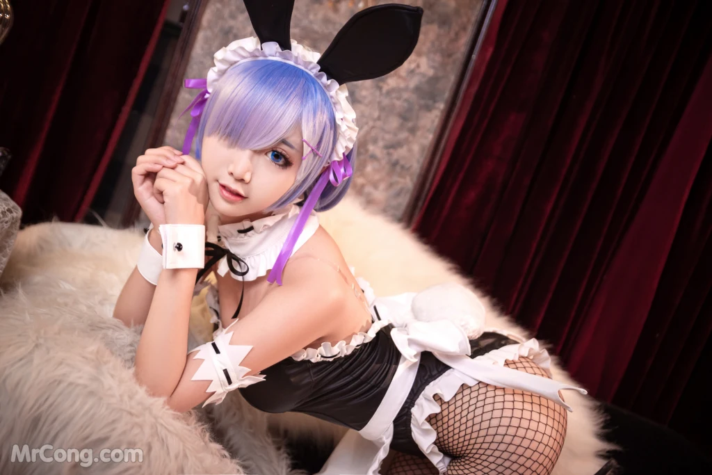 Coser@面饼仙儿 No.058_ 网袜蕾姆