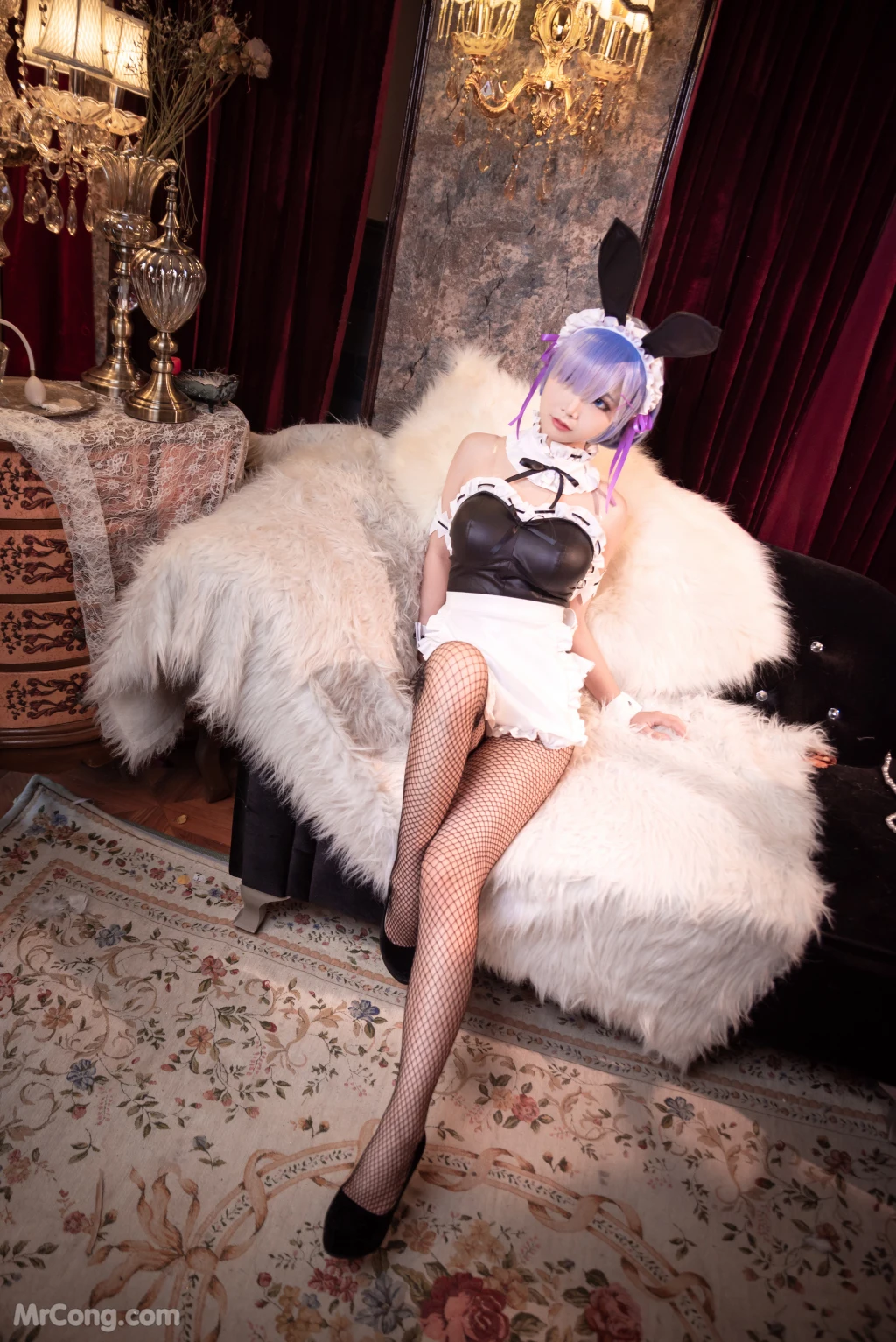 Coser@面饼仙儿 No.058_ 网袜蕾姆