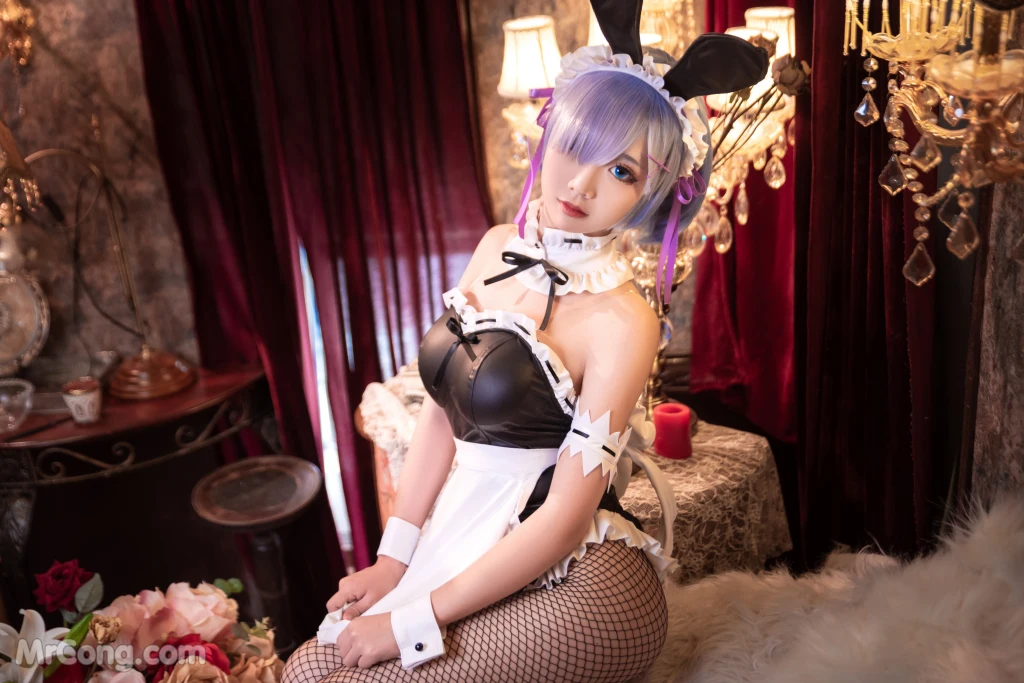 Coser@面饼仙儿 No.058_ 网袜蕾姆