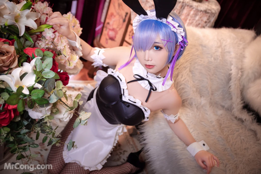 Coser@面饼仙儿 No.058_ 网袜蕾姆