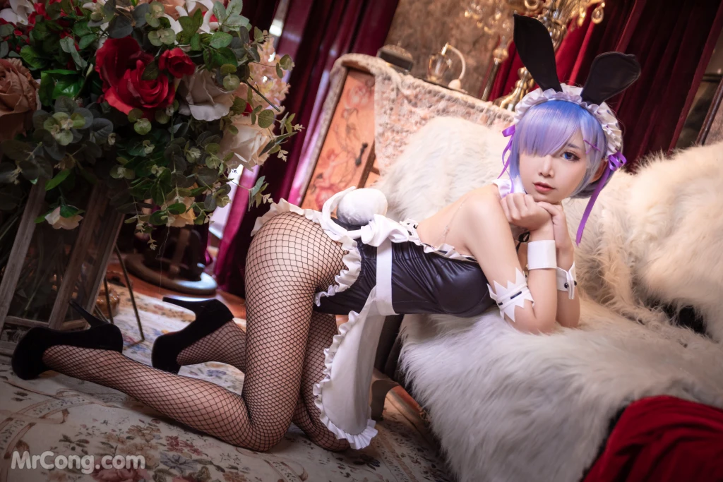 Coser@面饼仙儿 No.058_ 网袜蕾姆