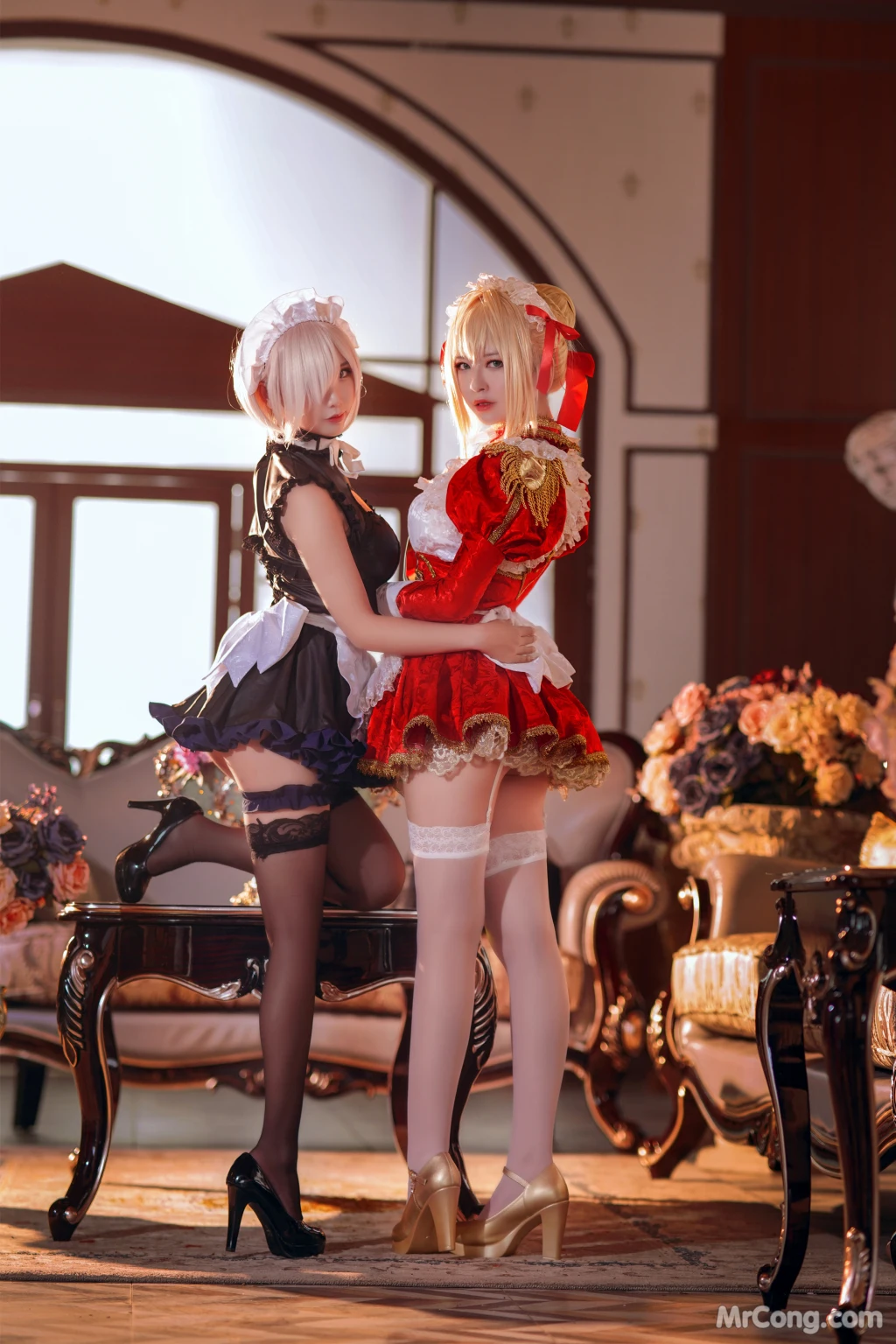 Coser@面饼仙儿 No.071_ Claudius x Kyrielight Maid – 半半子X面饼仙儿