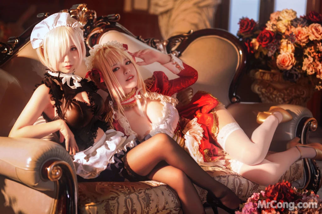 Coser@面饼仙儿 No.071_ Claudius x Kyrielight Maid – 半半子X面饼仙儿