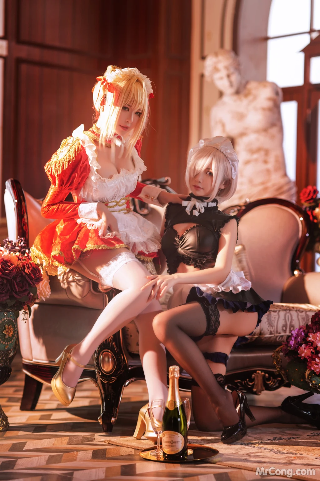 Coser@面饼仙儿 No.071_ Claudius x Kyrielight Maid – 半半子X面饼仙儿